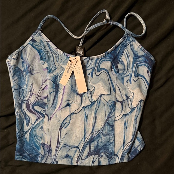 Victoria's Secret Tops - Victoria's Secret Blue Marble Camisole